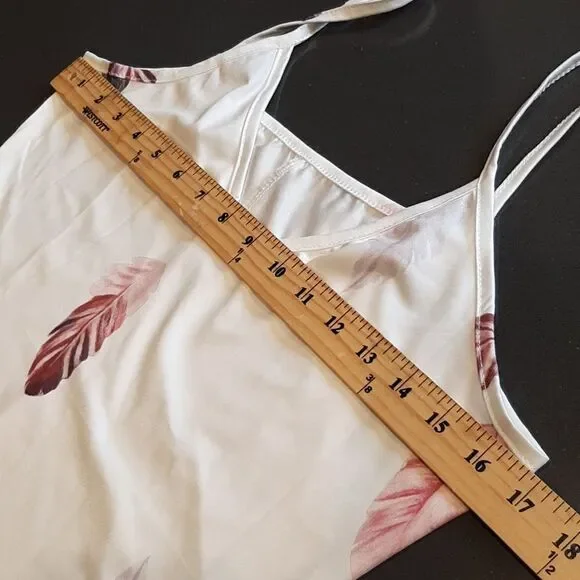 Feather Flowy Silky Maxi Dress - Picture 6 of 9